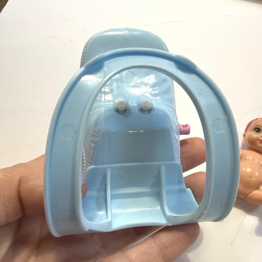 Fisher-Price Mattel Barbie Skipper Babysitters Inc 2 Baby Dolls & Bouncer Set